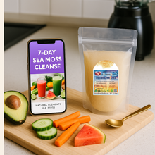 Load image into Gallery viewer, 🌿 7 Day Sea Moss Cleanse Bundle – Digital eBook + 16oz Plain Sea Moss Gel
