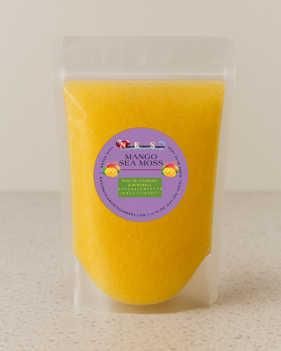 12oz Mango flavored Sea Moss Gel