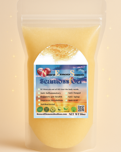 Natural Elements Sea Moss Plain sea moss gel 16oz